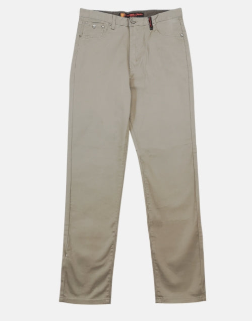 Crockett & Jones Taupe Straight Leg Chino
