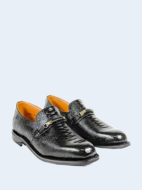 Bishop Leather Black Moccasin