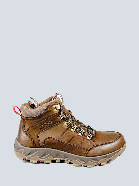 Bronx Leather Newport Casual Choc Boot