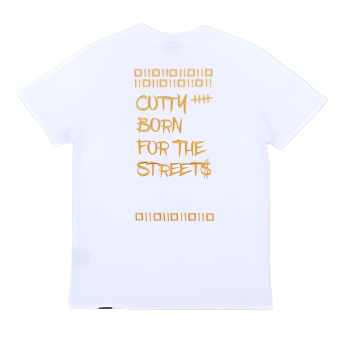 CUTTY BORN T SHIRT WHITE