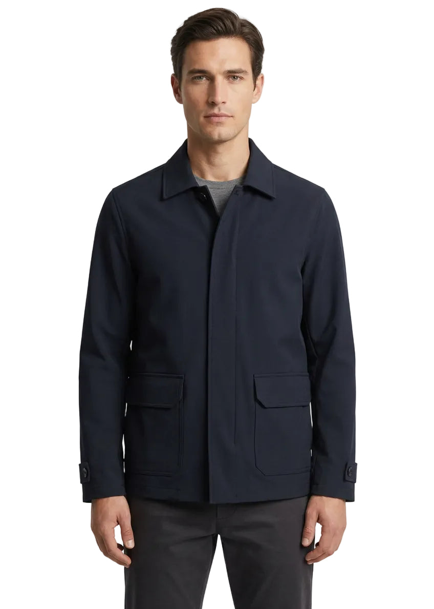 Carducci Men's Casual Black Jacket