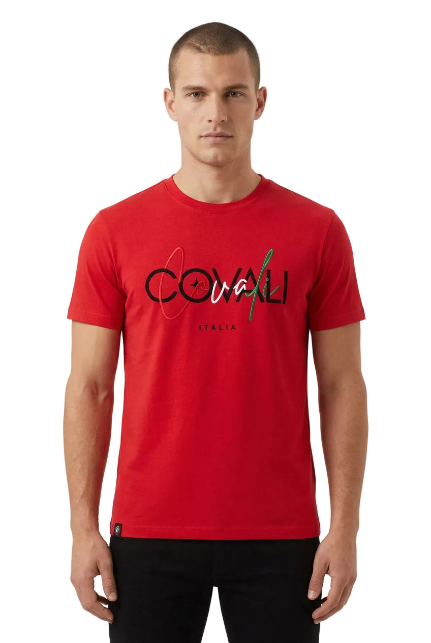 Covali Serra Red Men's T-Shirt