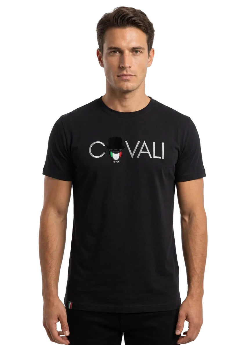 Covali Tipo Milan Men's Black T-Shirt