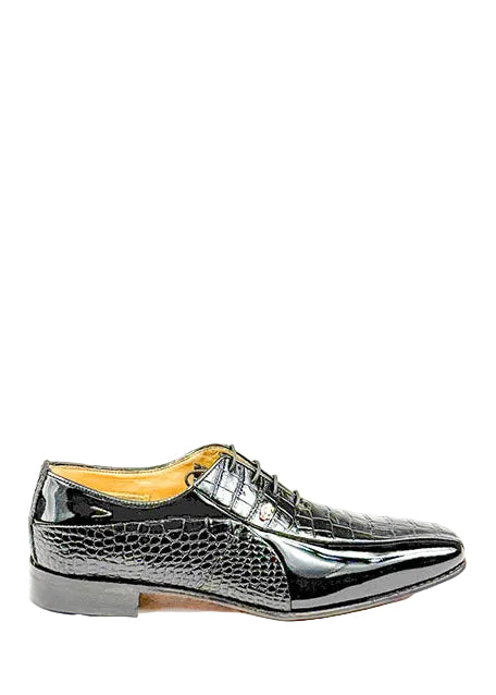 Crockett and Jones Leather Ashton Black Patent Shoe