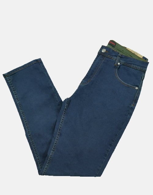 Crockett & Jones Blue/black Stretch Jean