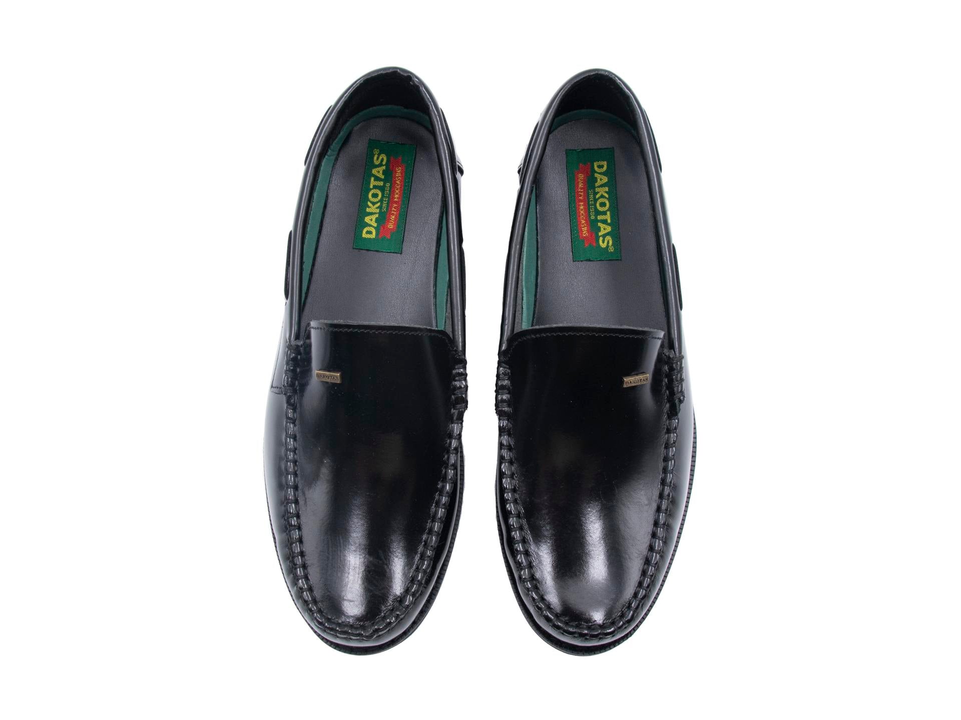 Dakota Leather Moccasin Black