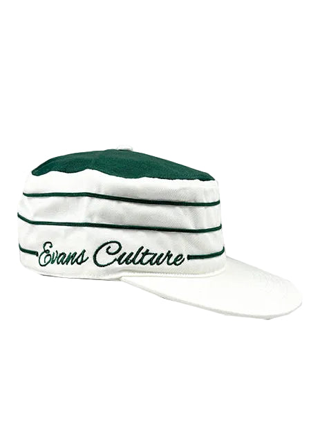 Evans Culture White and Green Cap