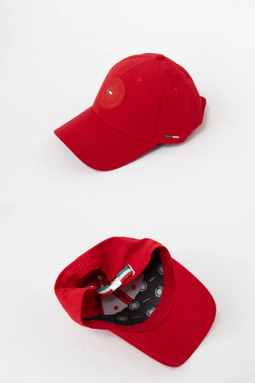 Borelli Red Fiorenzo Peak Cap