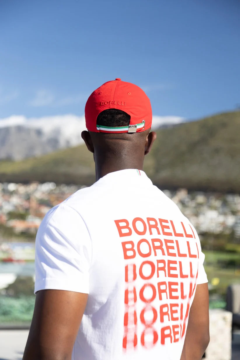Borelli Red Fiorenzo Peak Cap