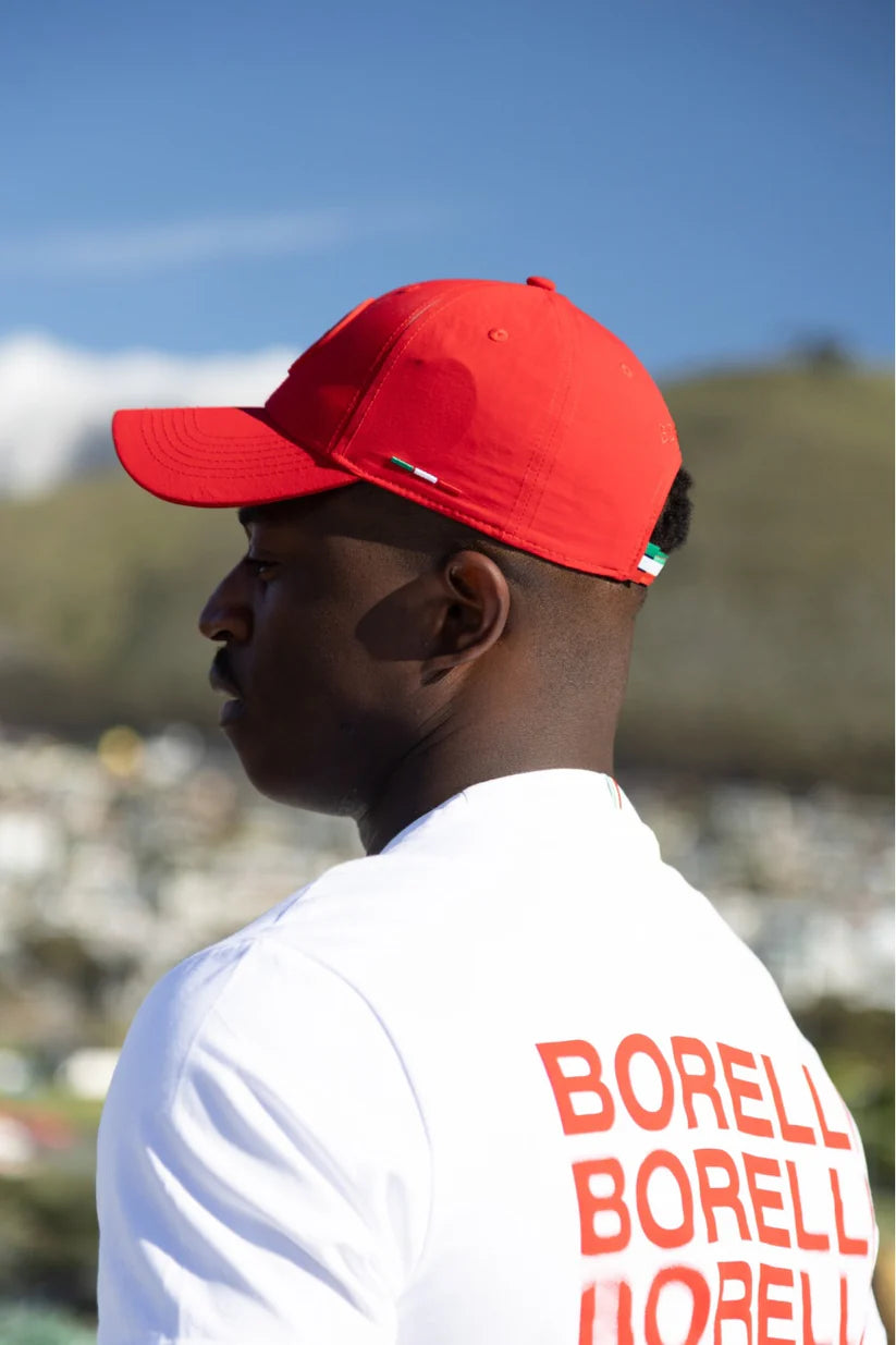 Borelli Red Fiorenzo Peak Cap