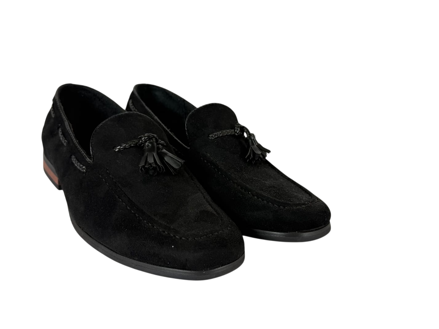 KG Black Tassel Loafer