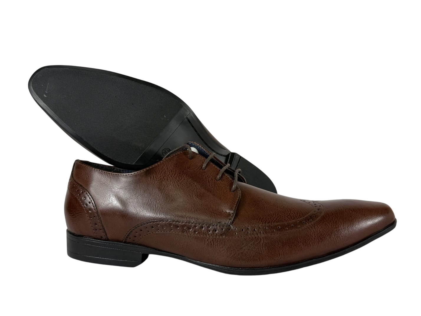 Gino Paoli Brown Formal Derby Shoe