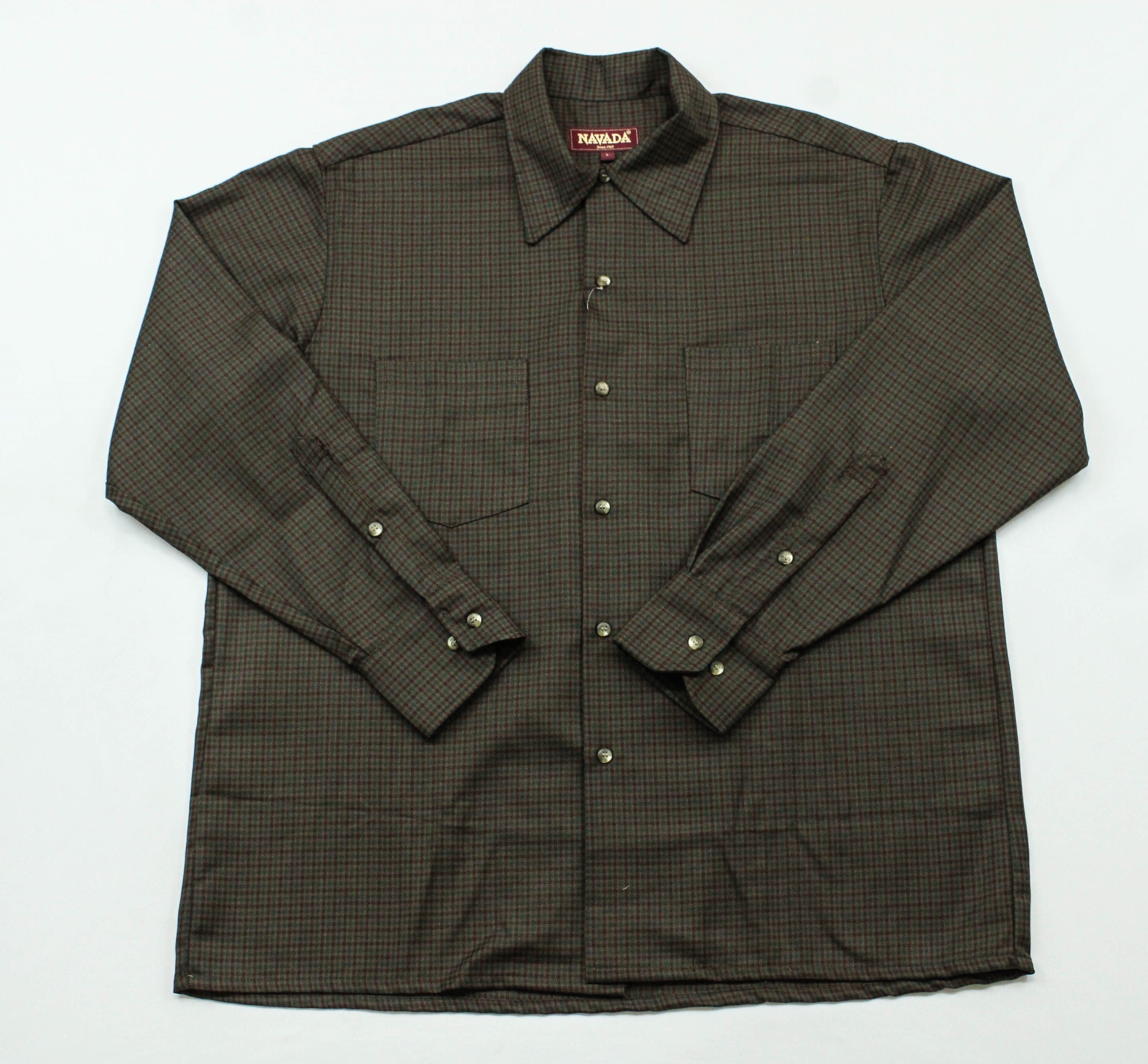 Samea Shirt Dark Navy Mini Check