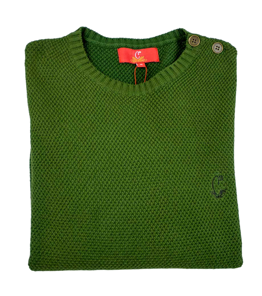 Carducci C2squared Bottle Green Sweater