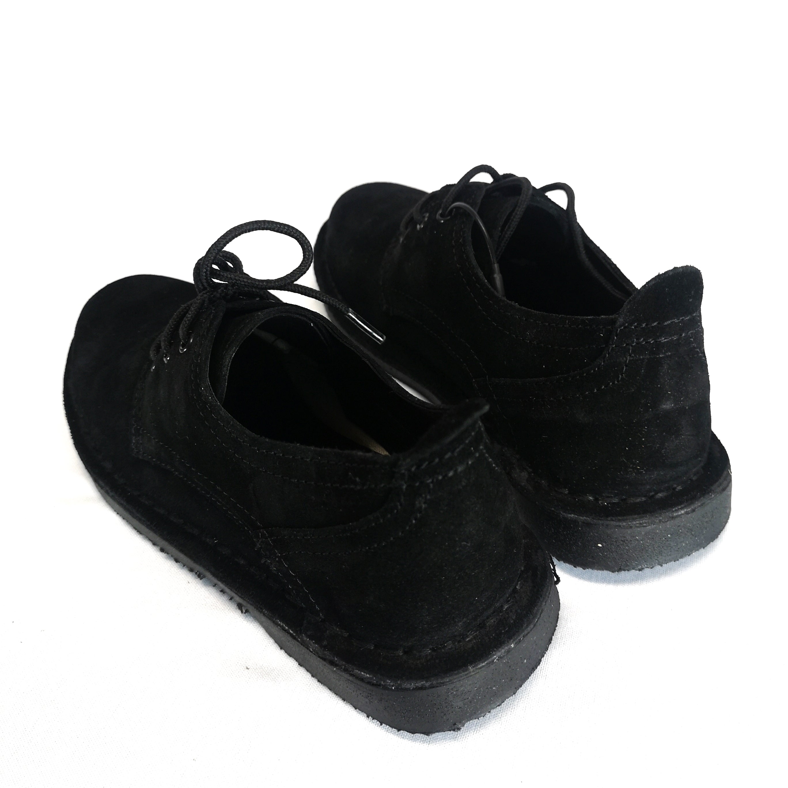 Desert Vellie Commando Black Suede Shoe