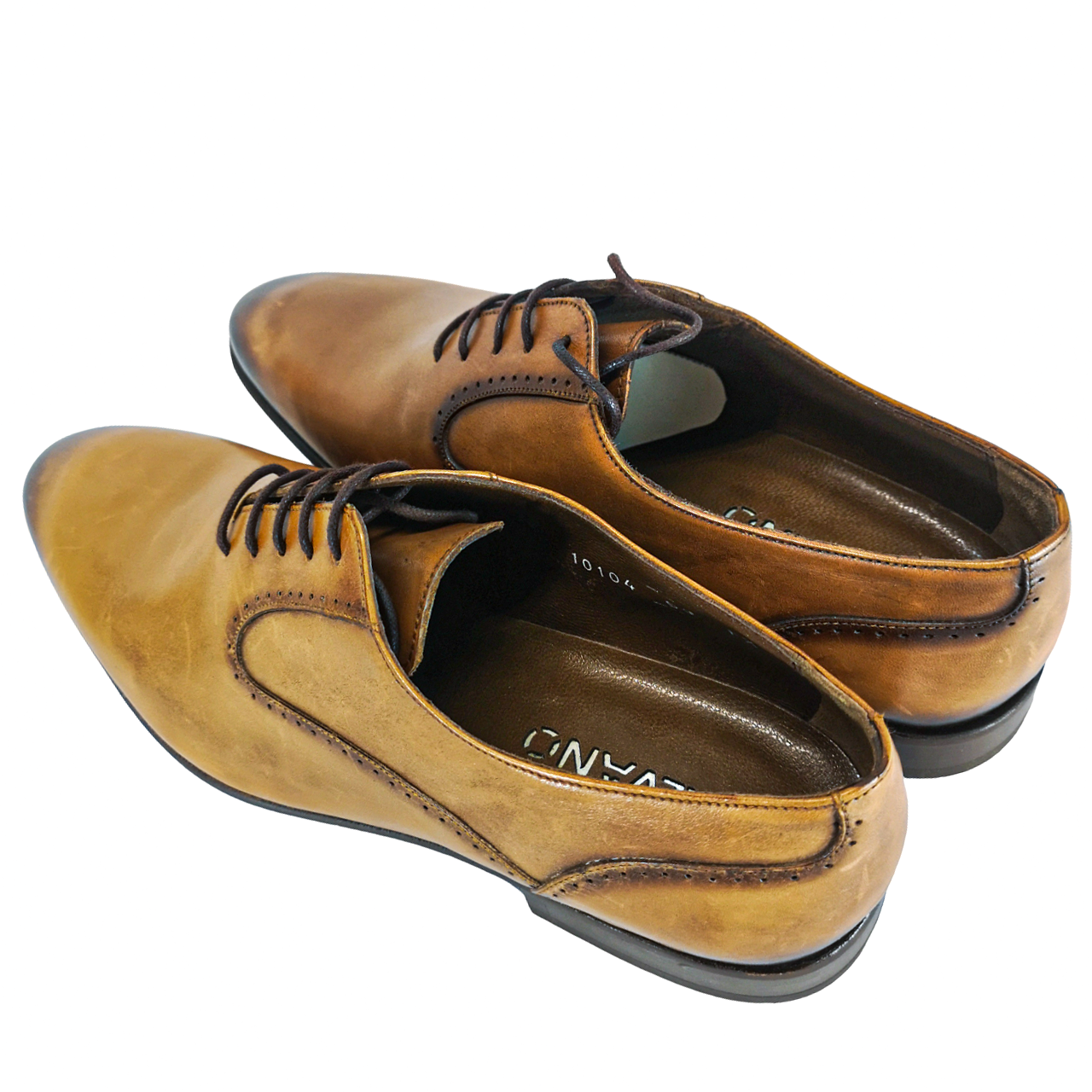 Calvano Tan Lace Up