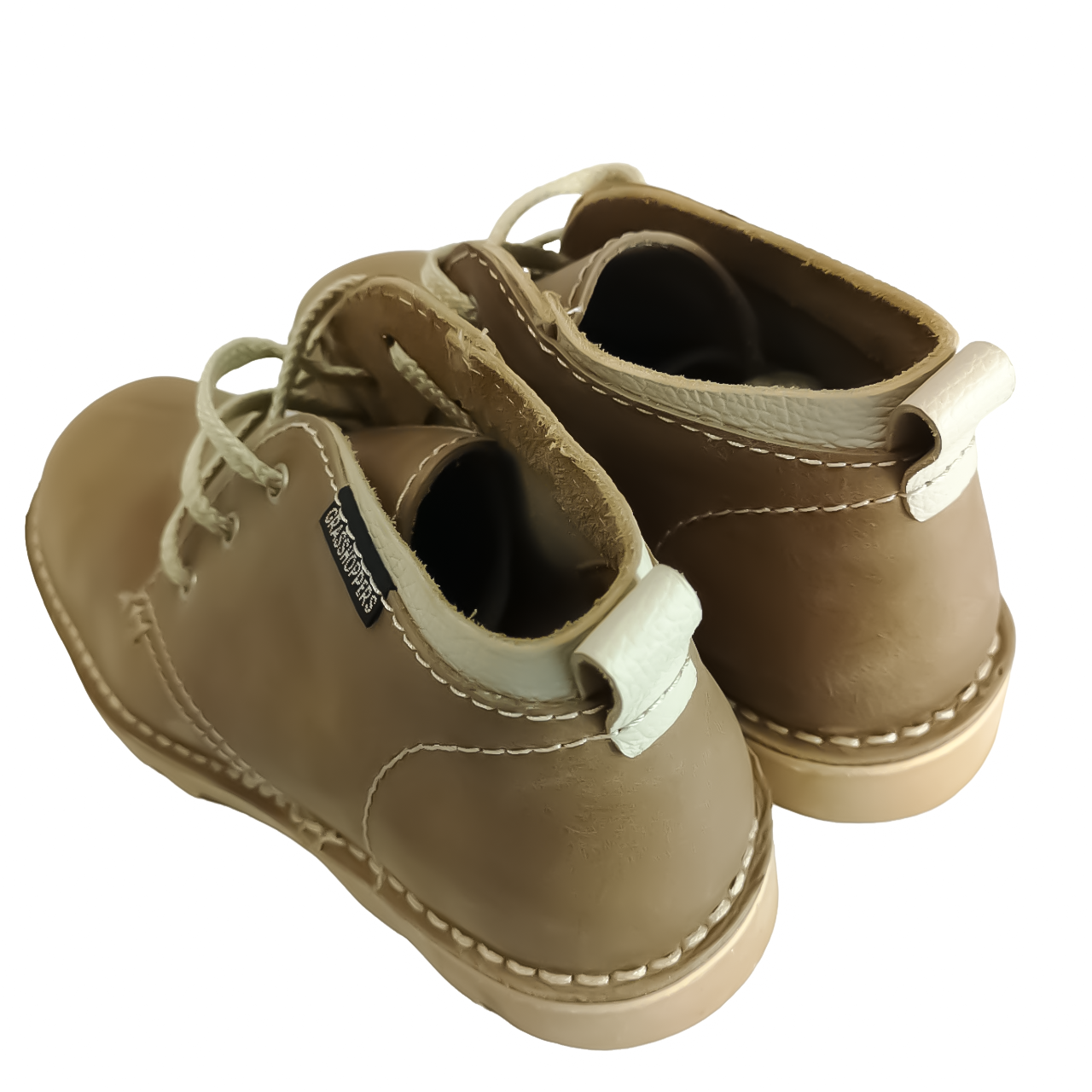 Grasshopper Leather Saddle Light Tan Boot
