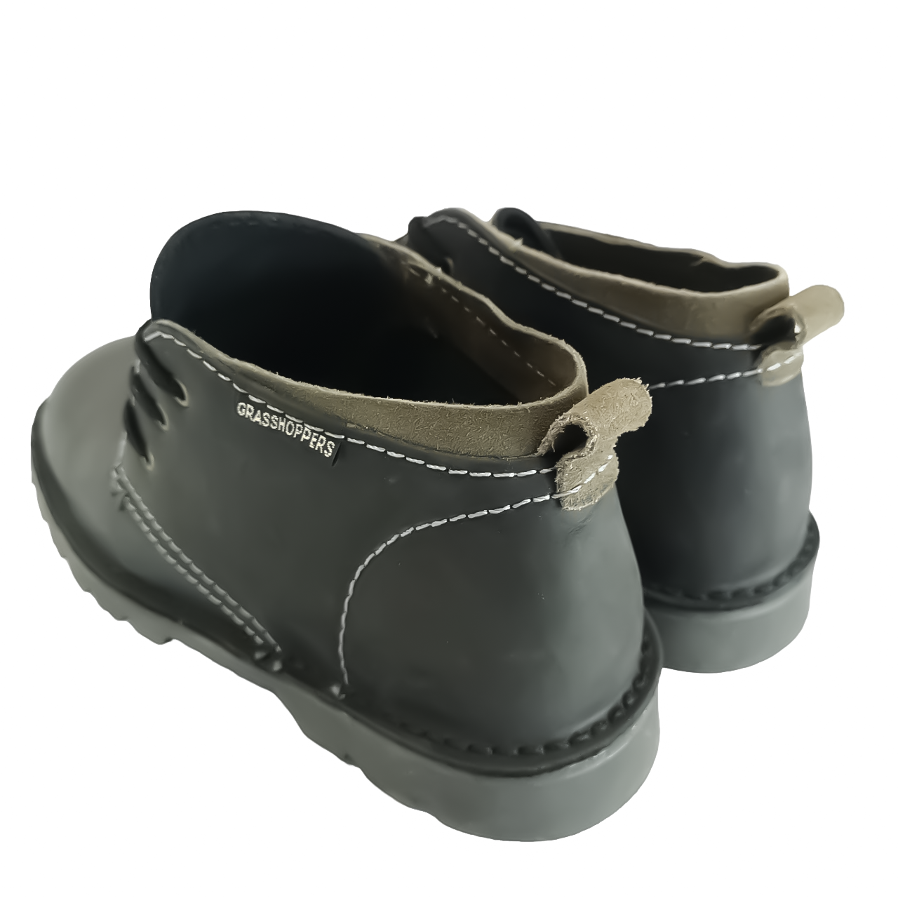 Grasshoppers Leather Black Griffin Mid Boot