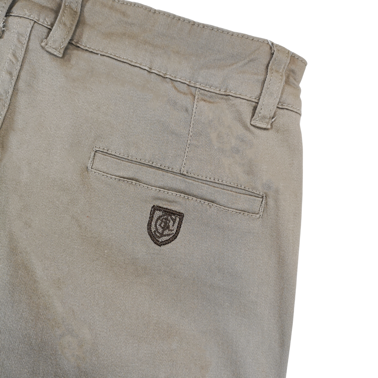 Crockett & Jones Taupe Straight Leg Chino