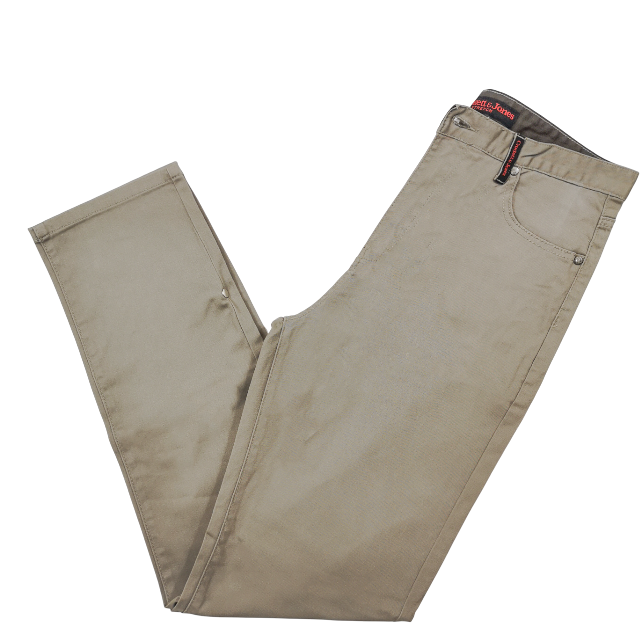Crockett & Jones Taupe Straight Leg Chino