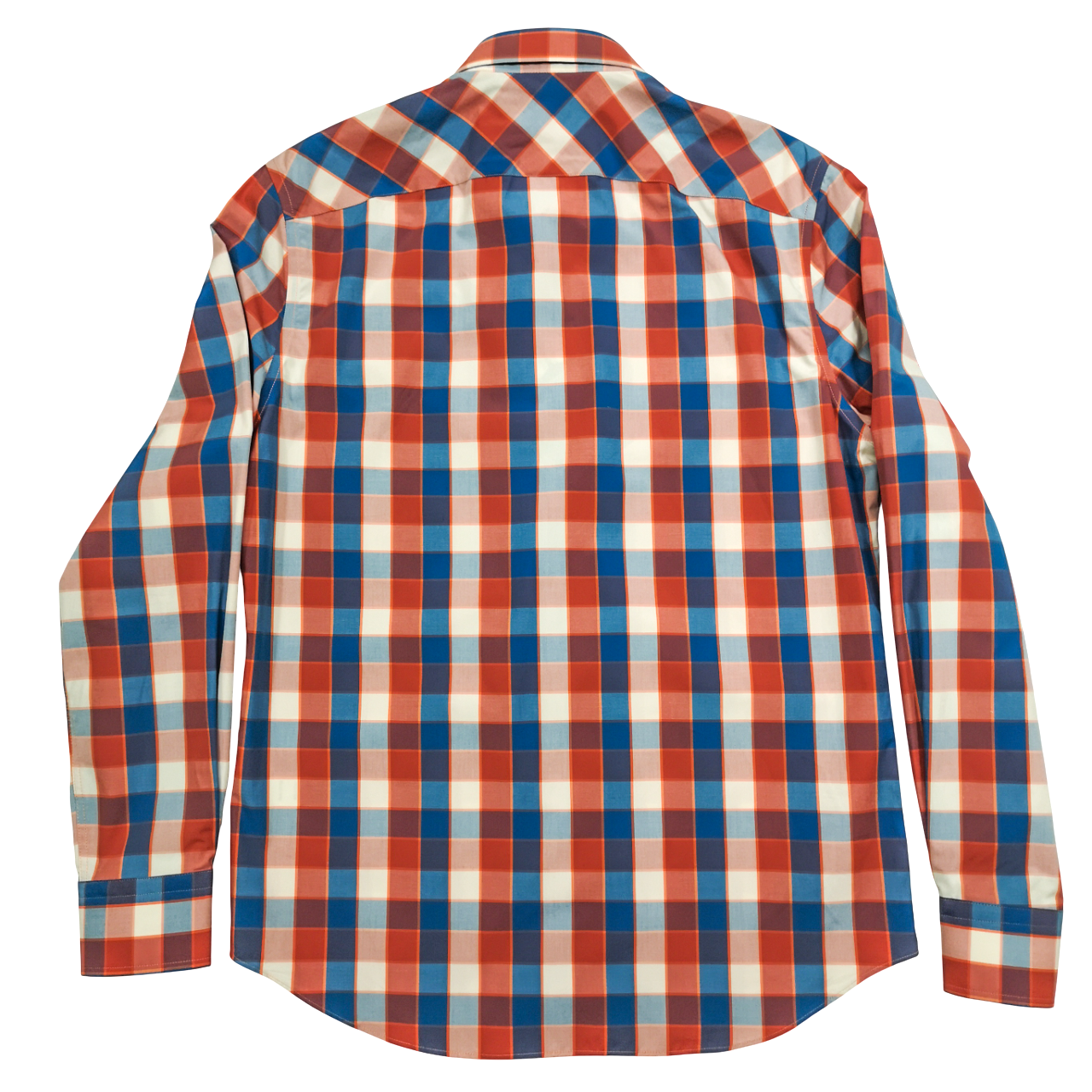 Pringle Rust Check LS Tailored Shirt