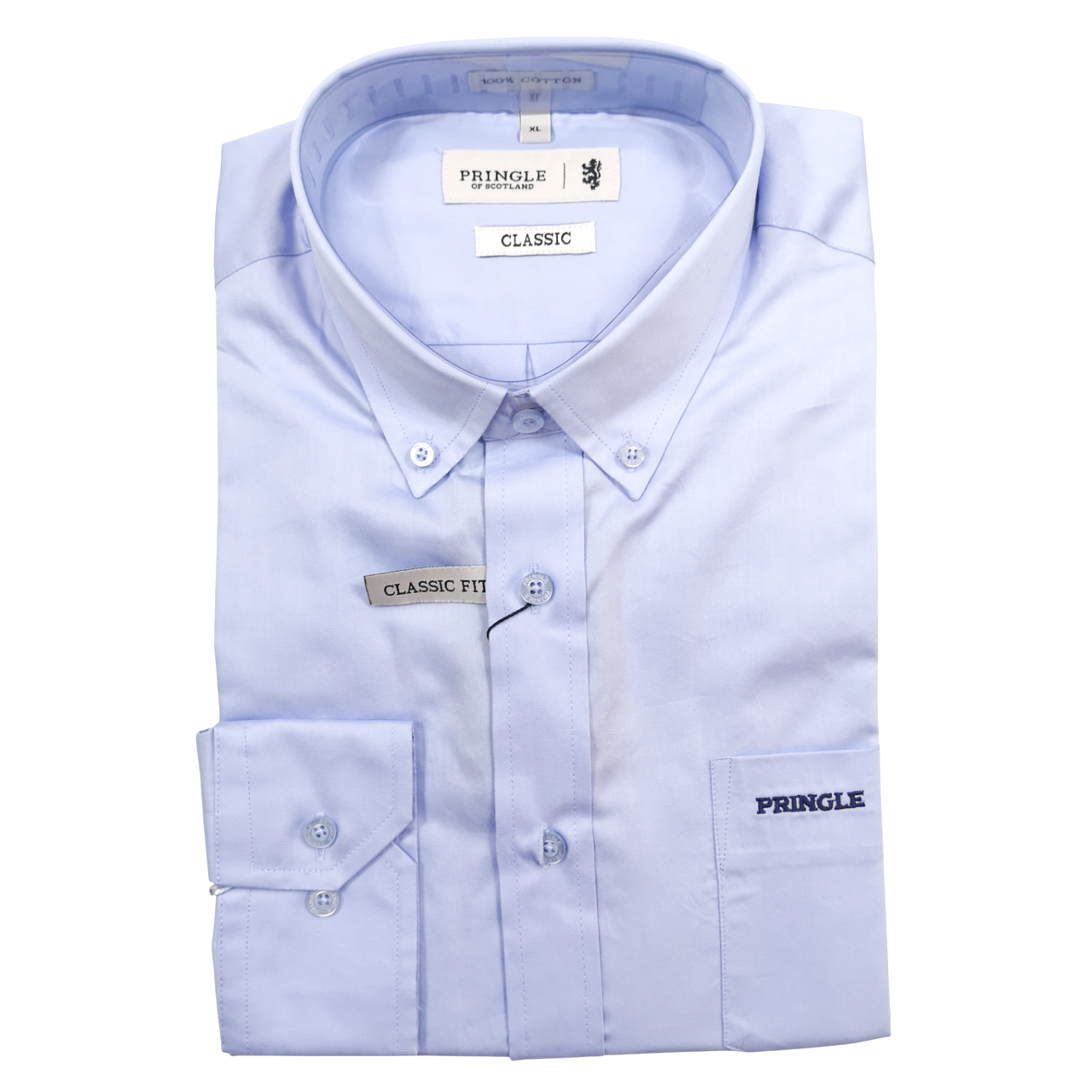 Pringle LS Classic Light Blue Regular Shirt