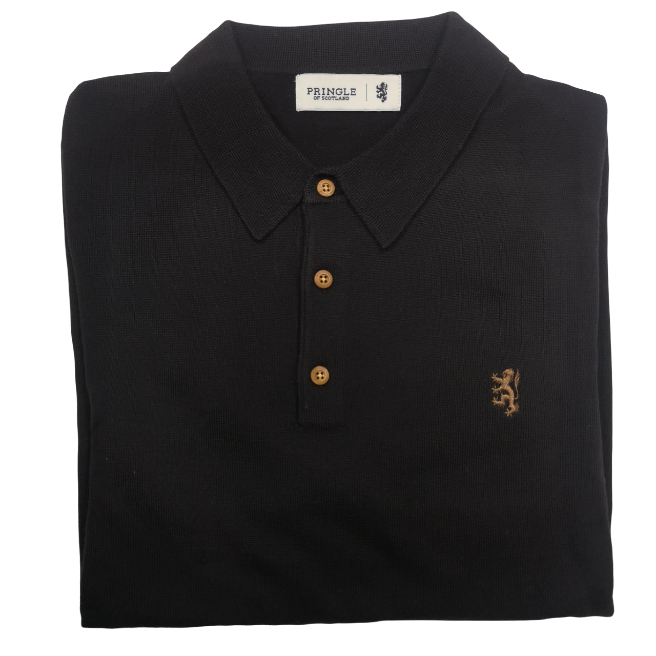 Pringle Gary Merino Knitwear Brown Golfer Sweater