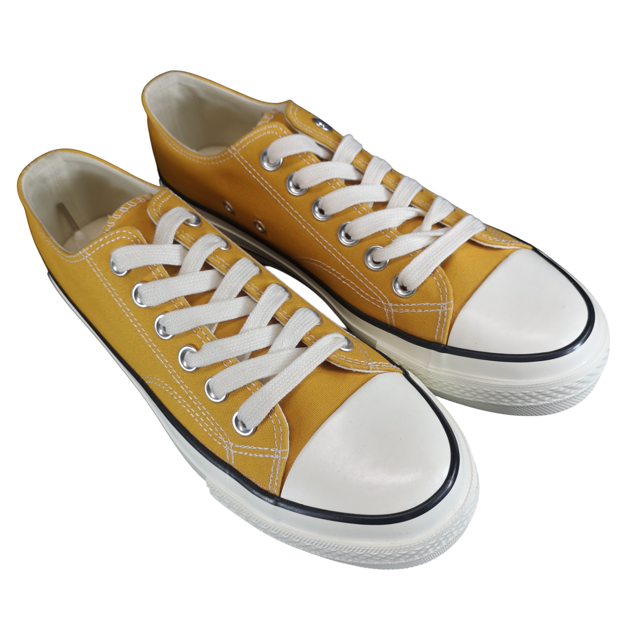 K Star 7 Mens Vintage Classic Canvas Lo Mustard Sneaker