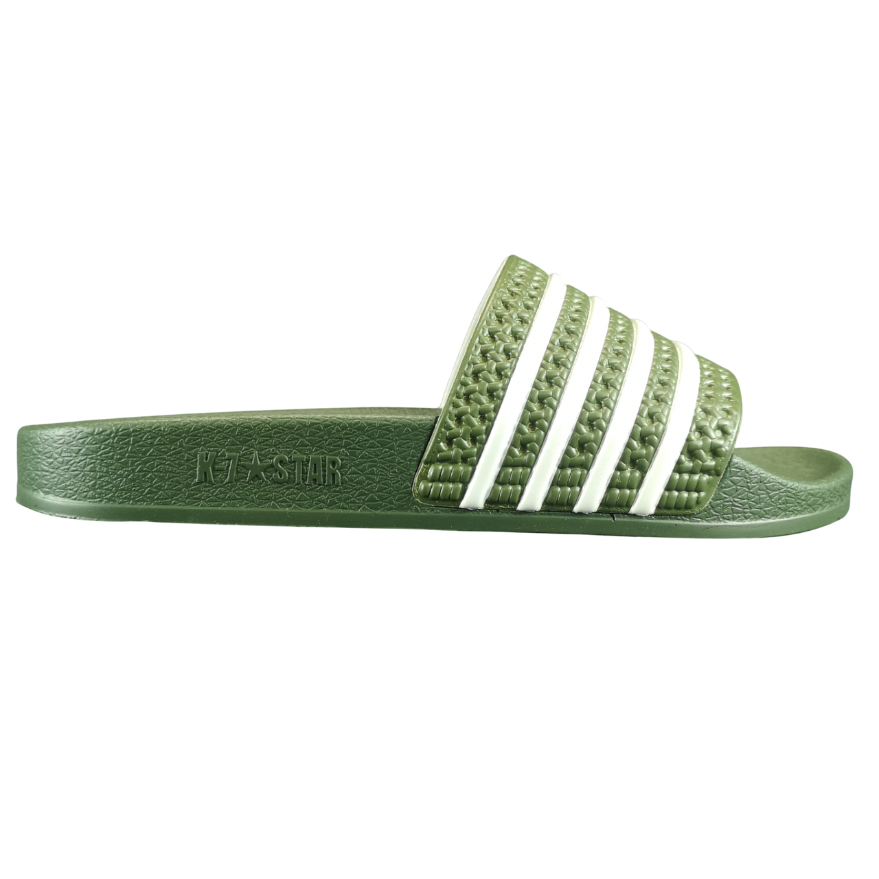 K STAR 7 Olive Addidas Beach Sandal