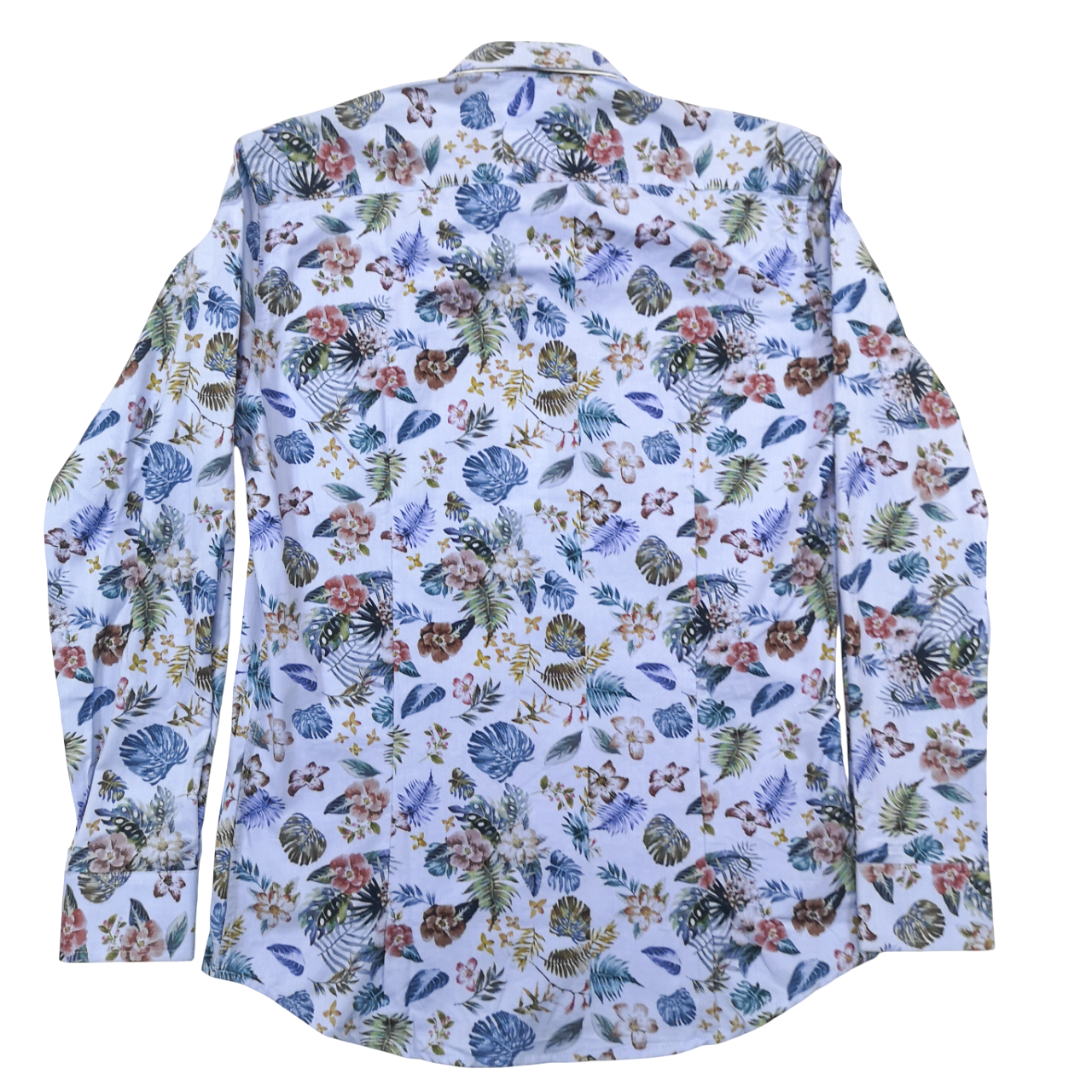 Zuccino Italy Powder Tailored Floral LS Shirt