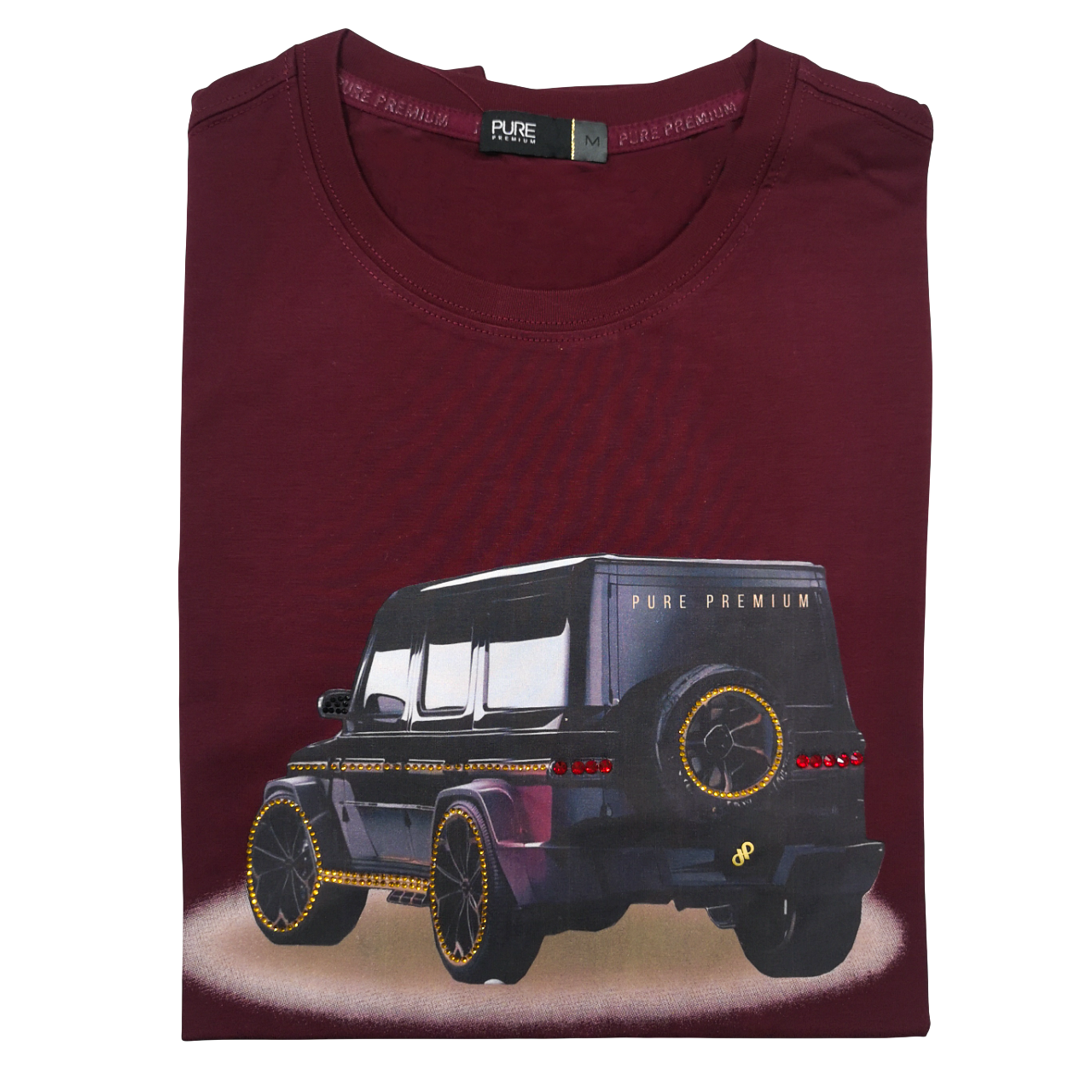 Pure Premium Carro Burgandy G Wagon T Shirt