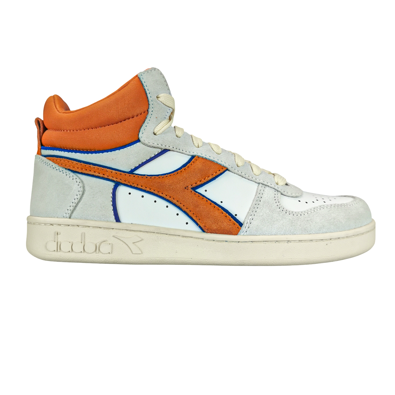 DIADORA Leather Magic Basket Denim Mid HI Sneaker