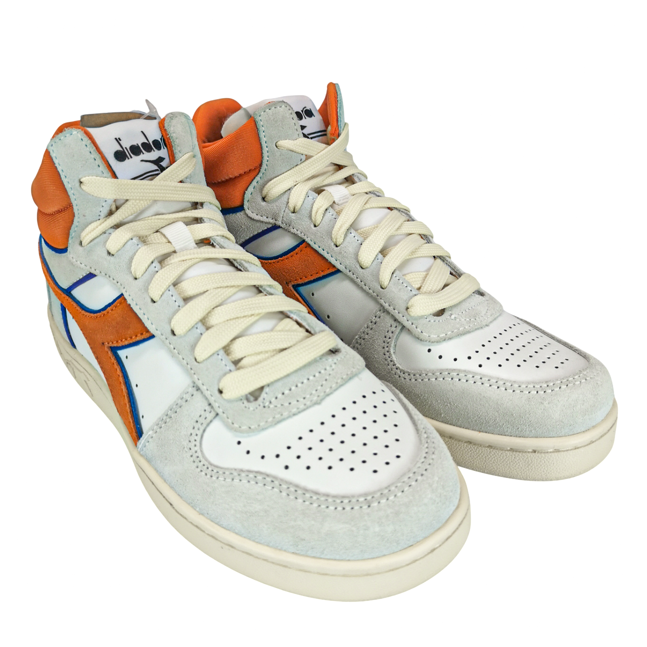 DIADORA Leather Magic Basket Denim Mid HI Sneaker