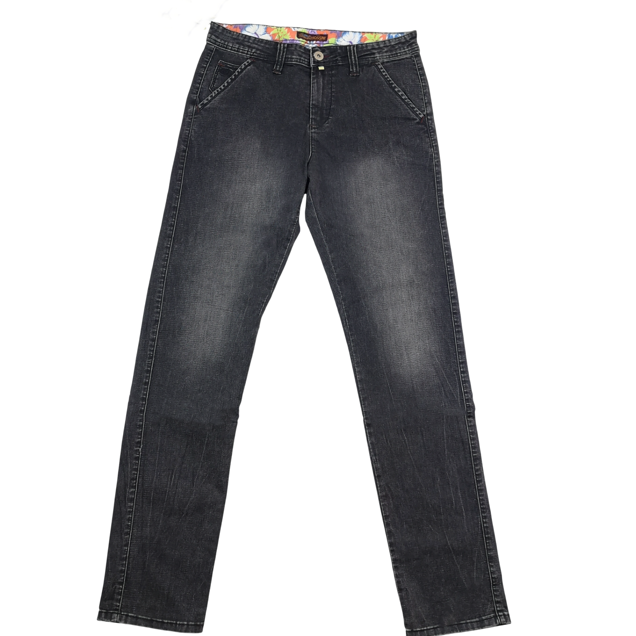 Rossini Roma Black Denim Jeans