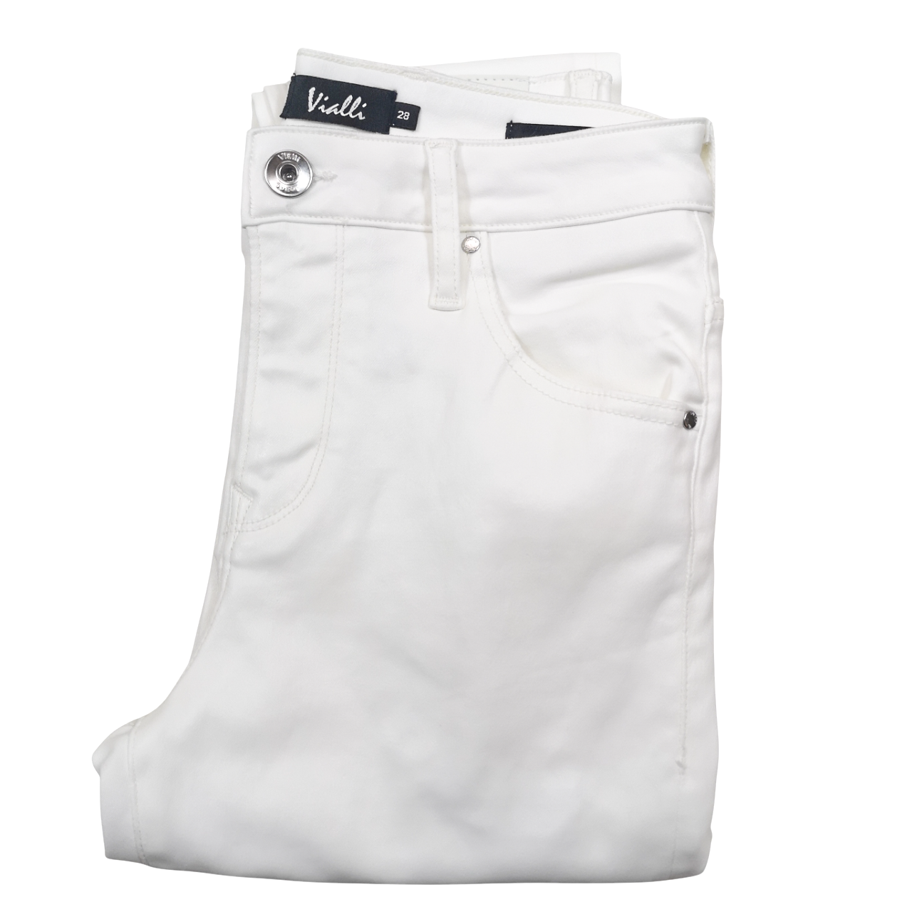 Vialli White oil Wax Ultra Fit Jean