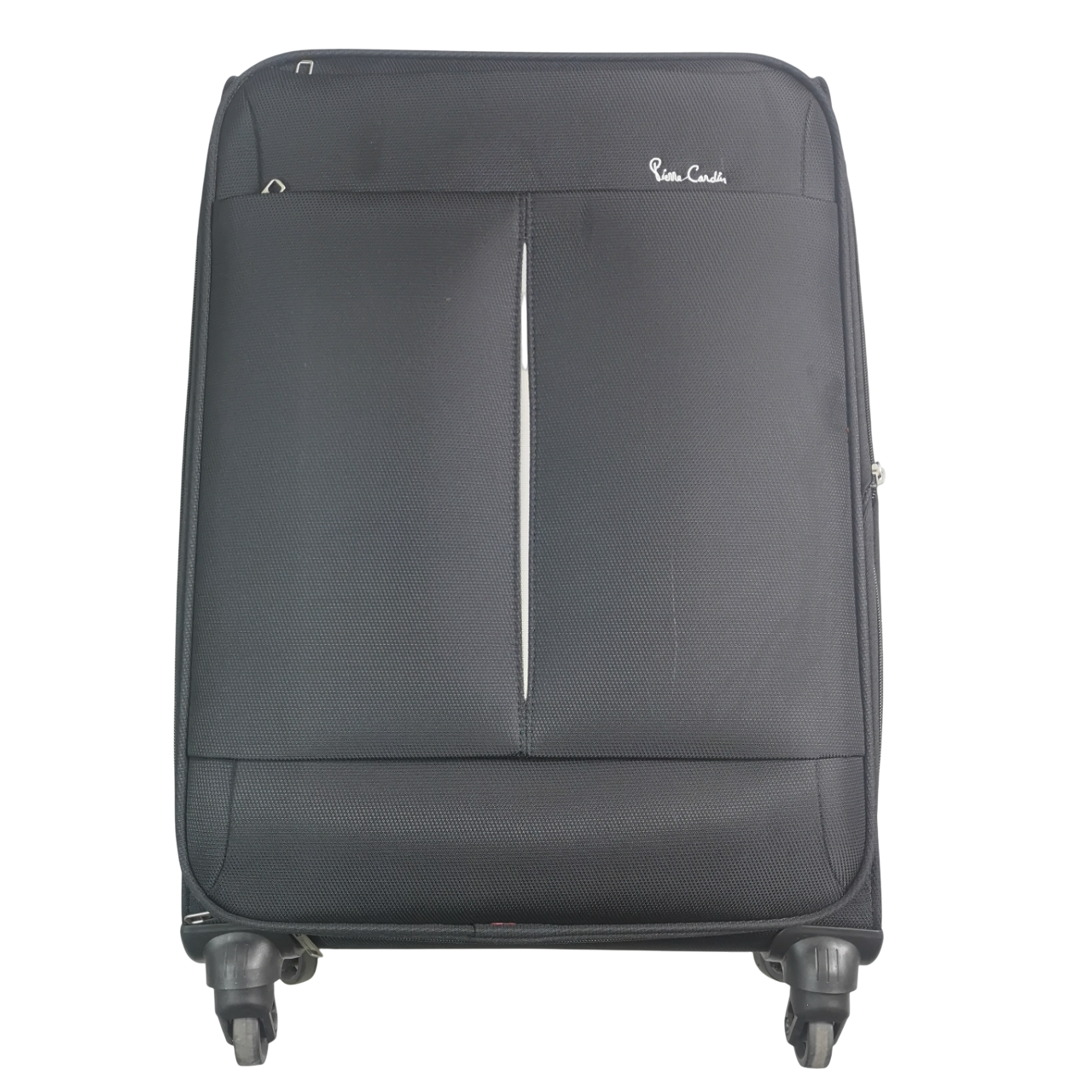 Pierre Cardin Ultra Light Black Trolley Travel Bag 24 inch