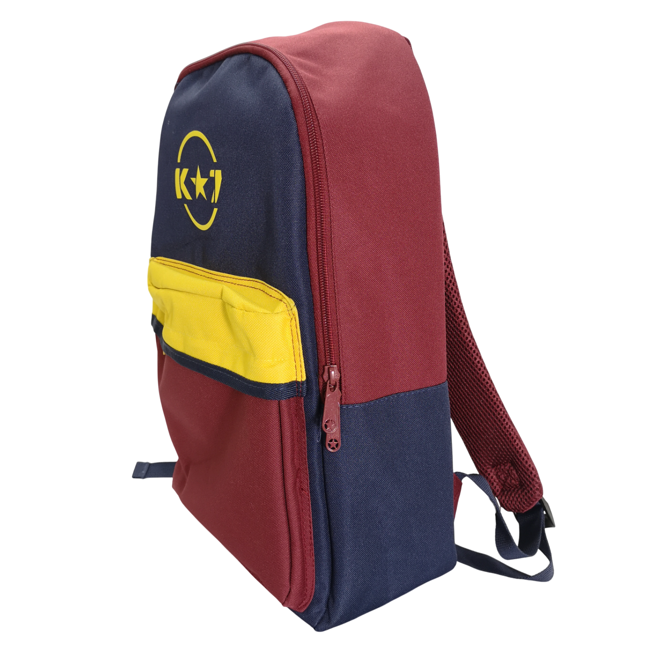 K STAR 7 Piper Navy/Maroon/Yellow Backpack