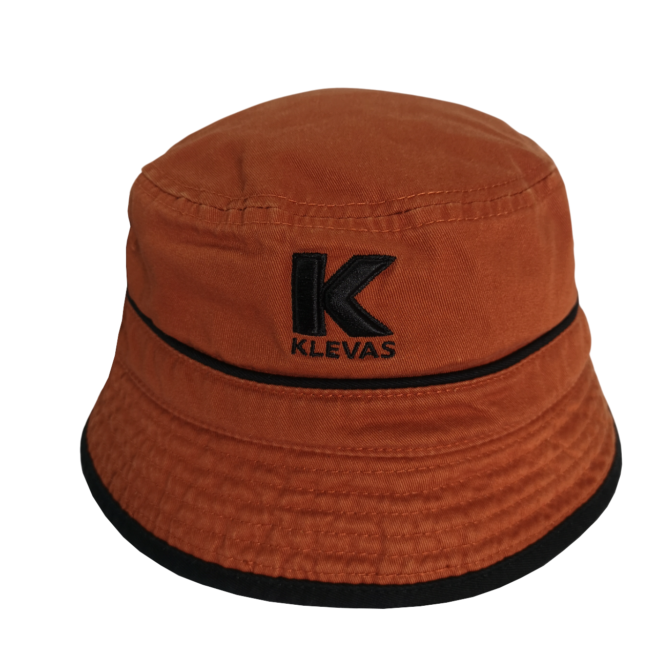 KLEVAS Paulie Burnt Reversible  Orange Bucket Hat