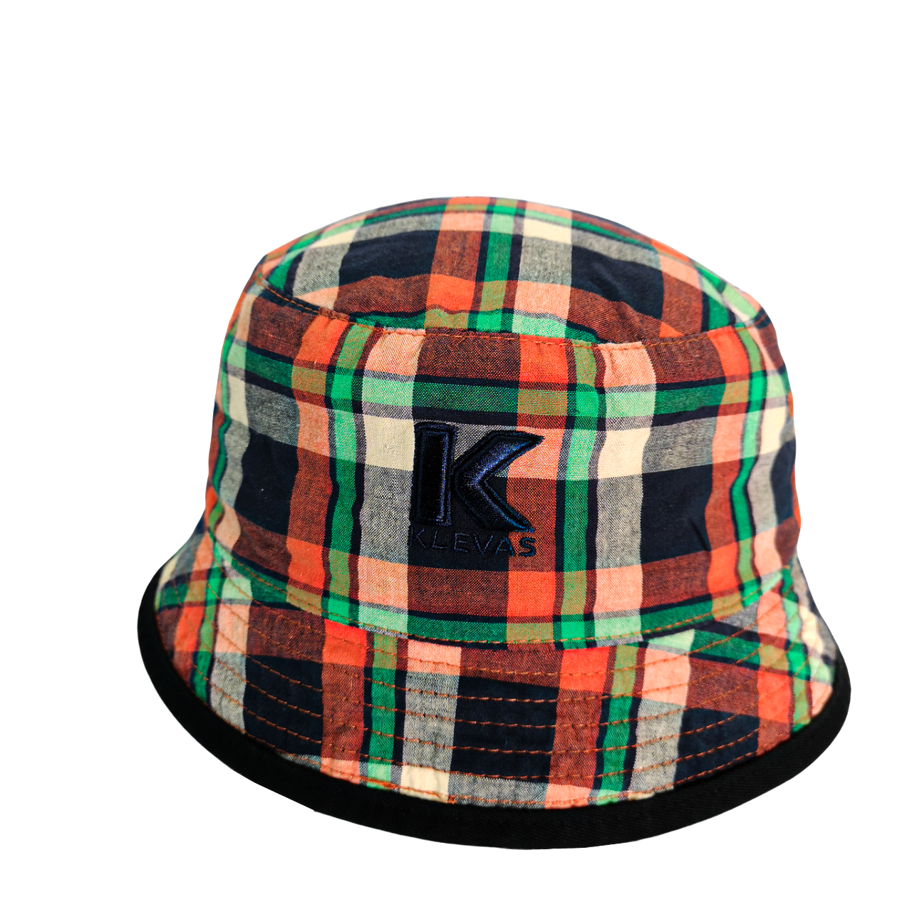 KLEVAS Paulie Burnt Reversible  Orange Bucket Hat