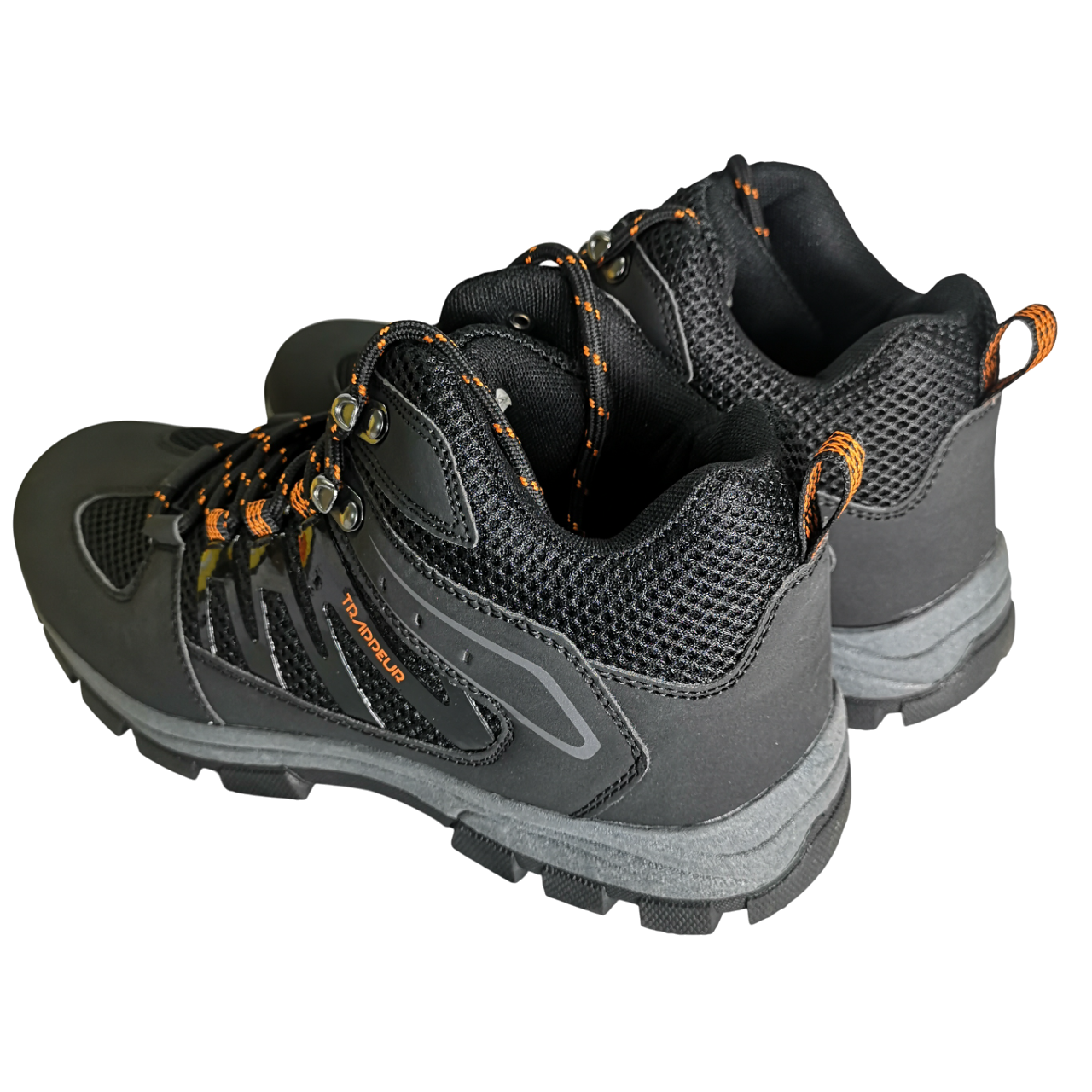 Trappeur Mens Black Hiker Shoe
