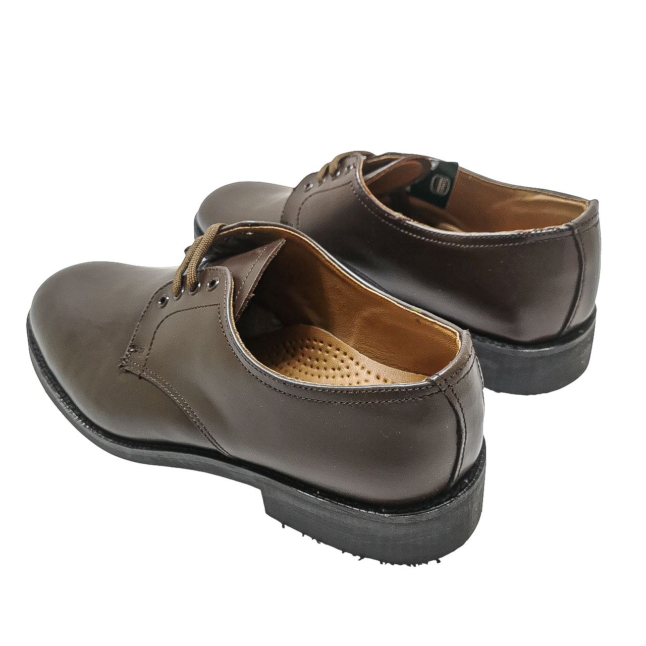 Parabellum Police Brown Leather Security Shoe