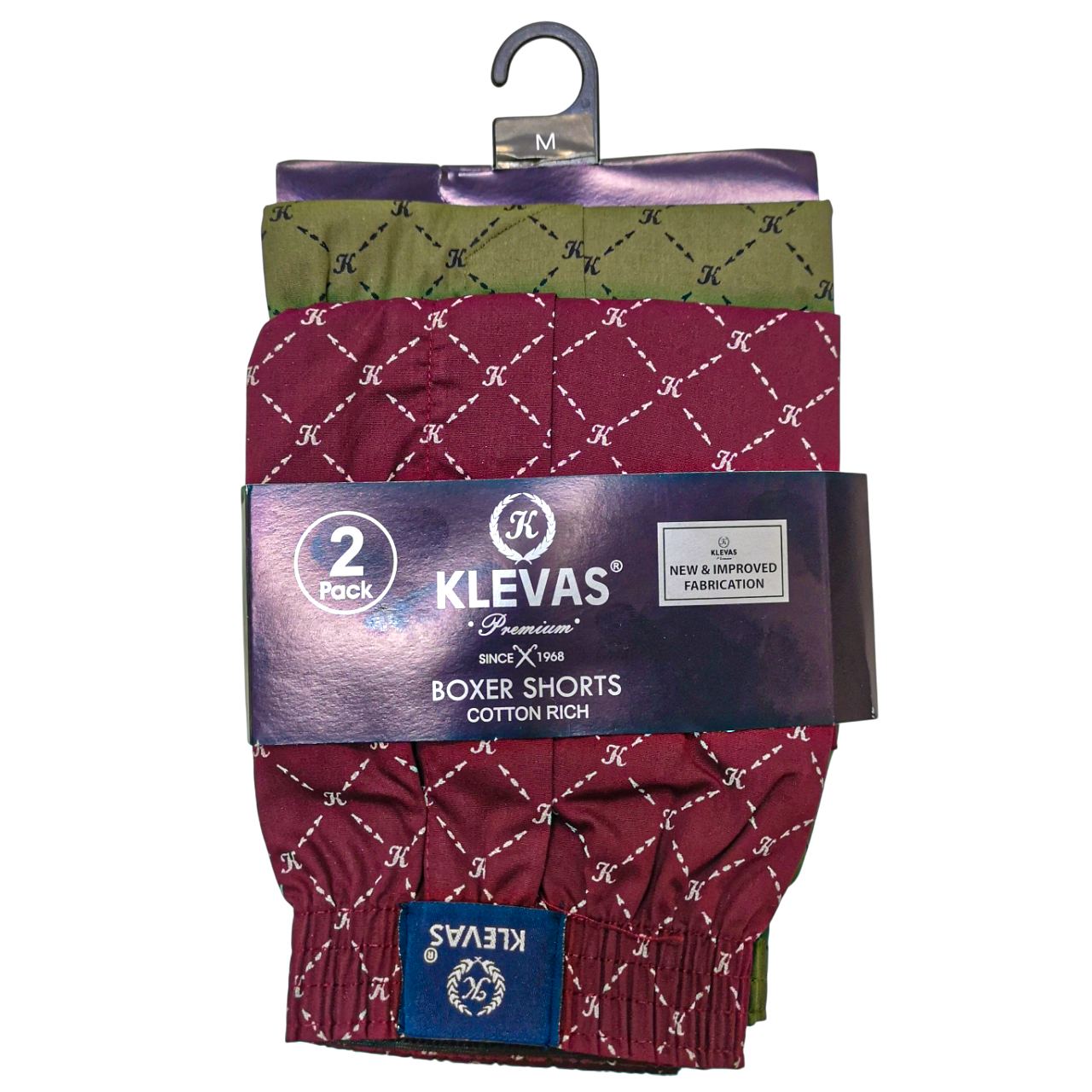 Klevas 2 Pack Boxer Shorts