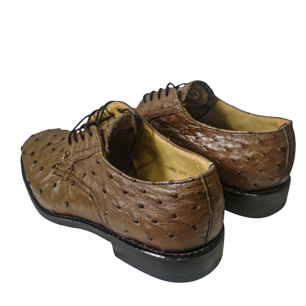 Crockett & Jones Leather Adam Genuine Ostrich Kango Ostrich Shoe