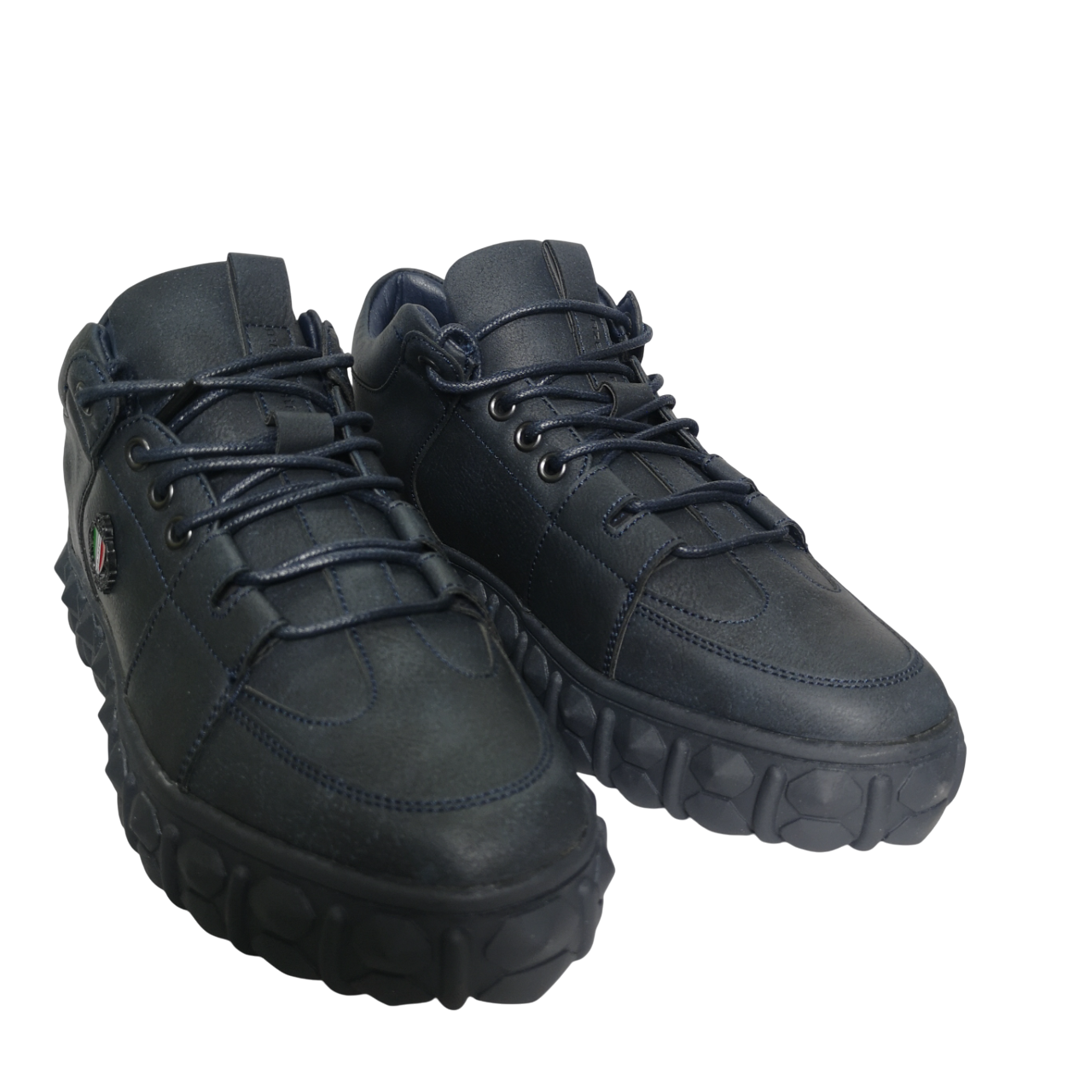 Mazerata Pigale 1 Nub Navy Sneaker