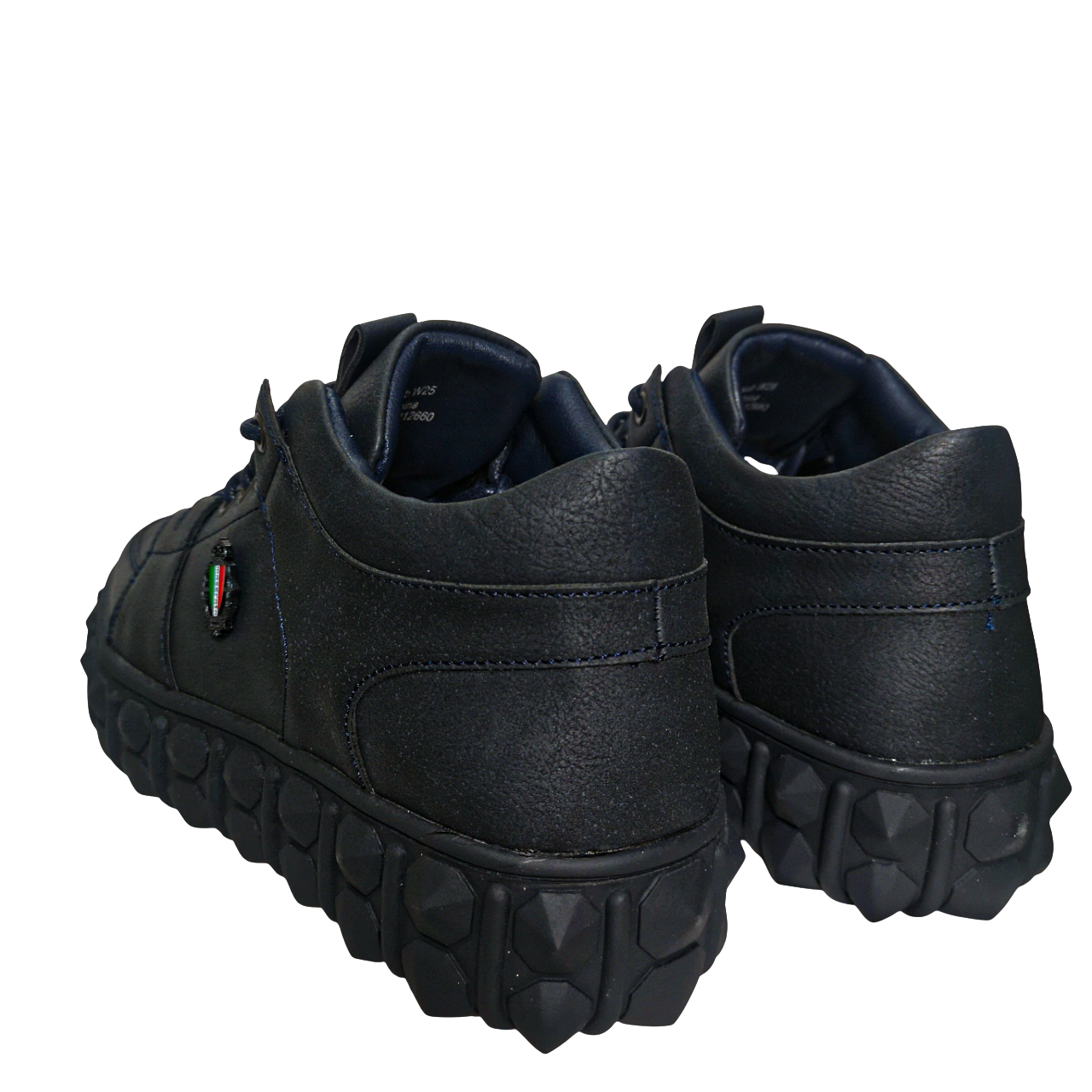 Mazerata Pigale 1 Nub Navy Sneaker