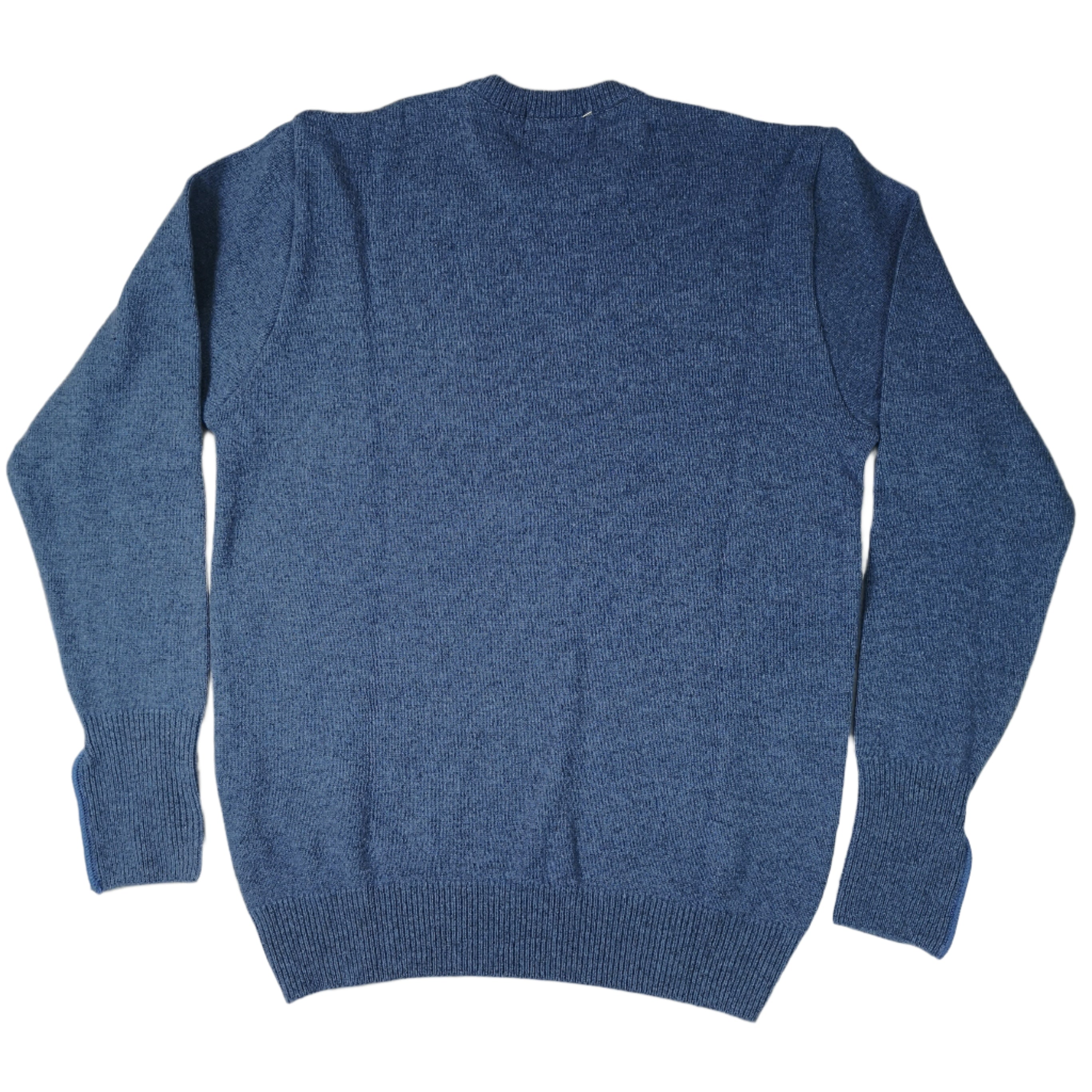 Grant of Scotland Navy Blue Argyle Block Pattern Knitwear