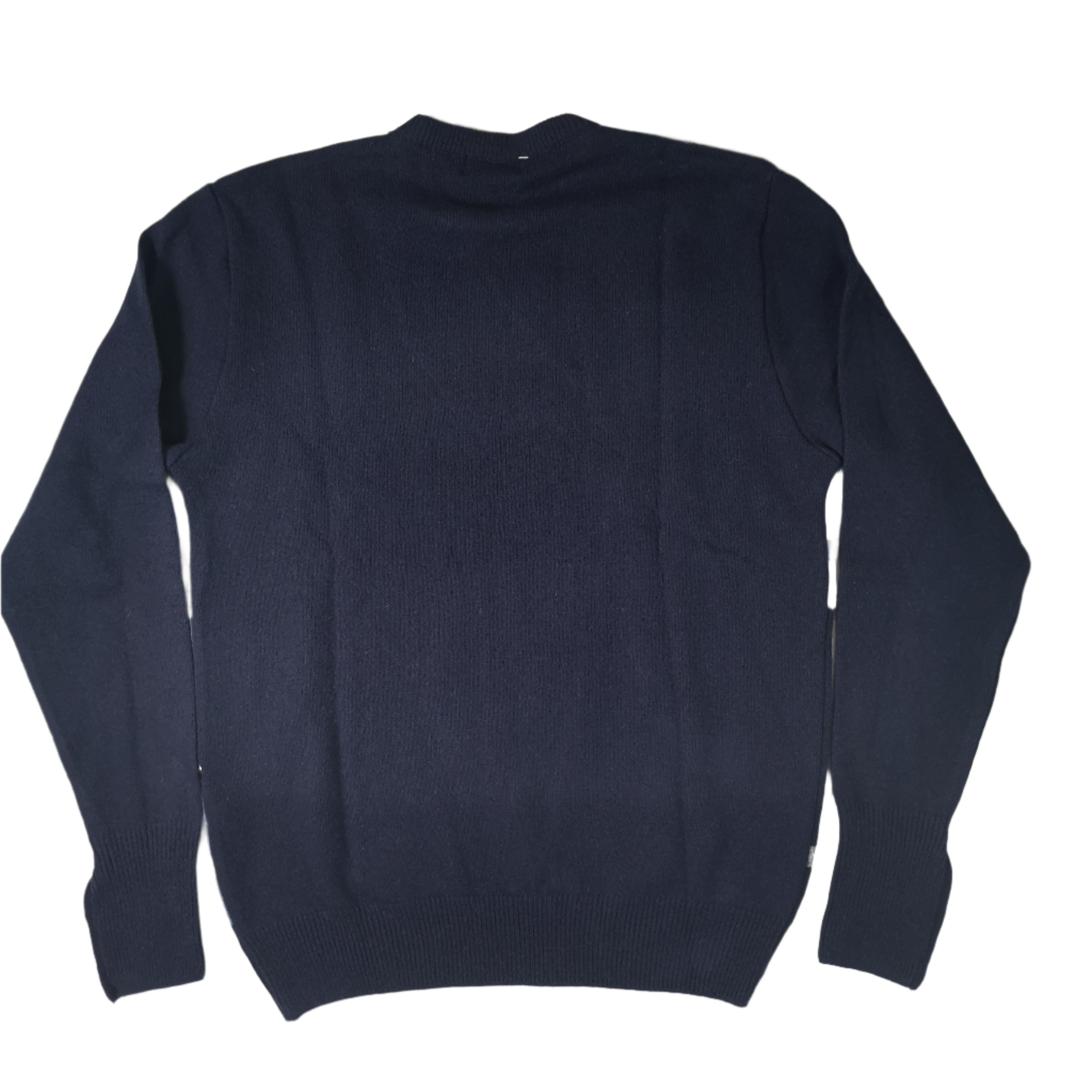 Grant of Scotland Block Navy Lambs Wool Knitwear