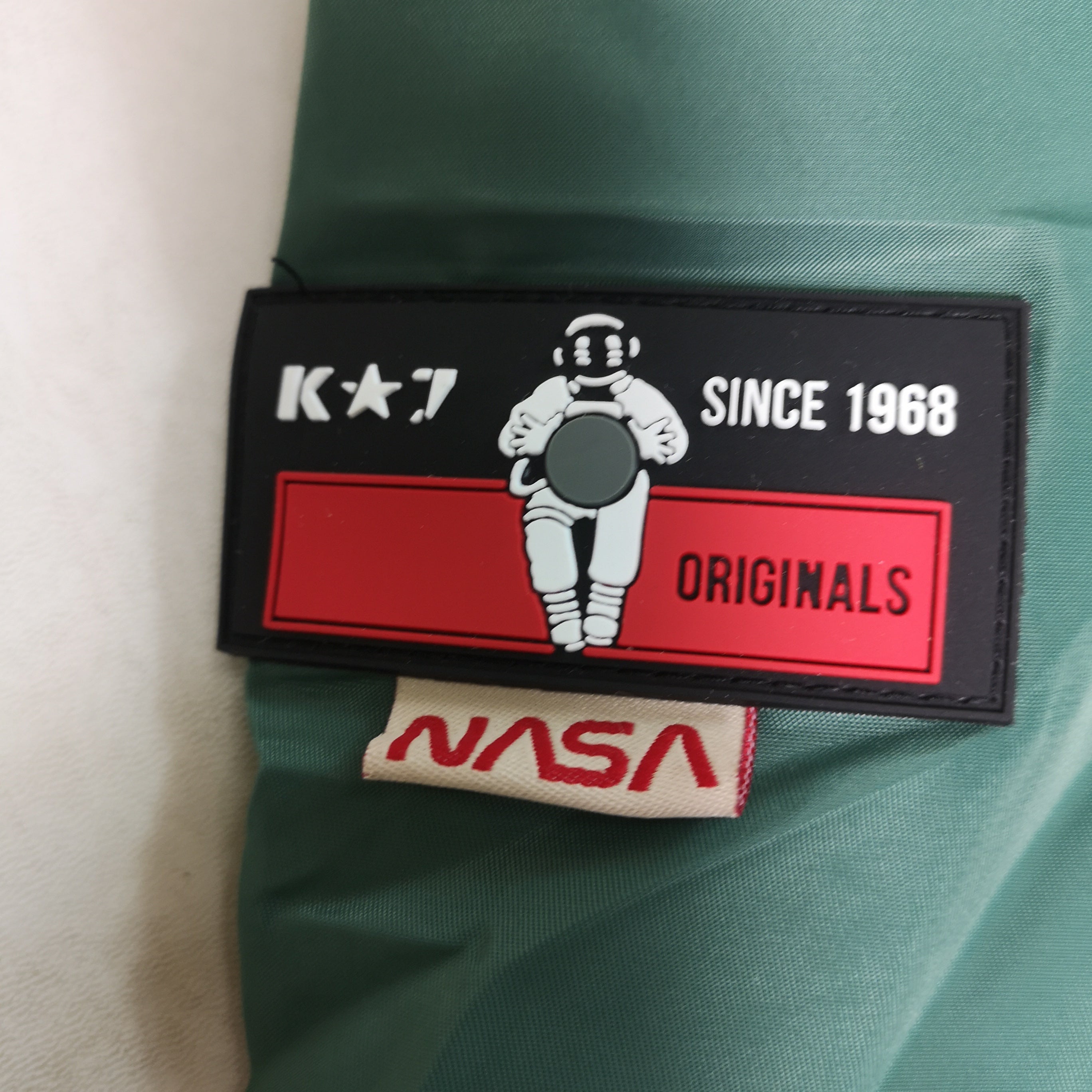 K Star 7 Dark Sage Alpha Nasa Jacket