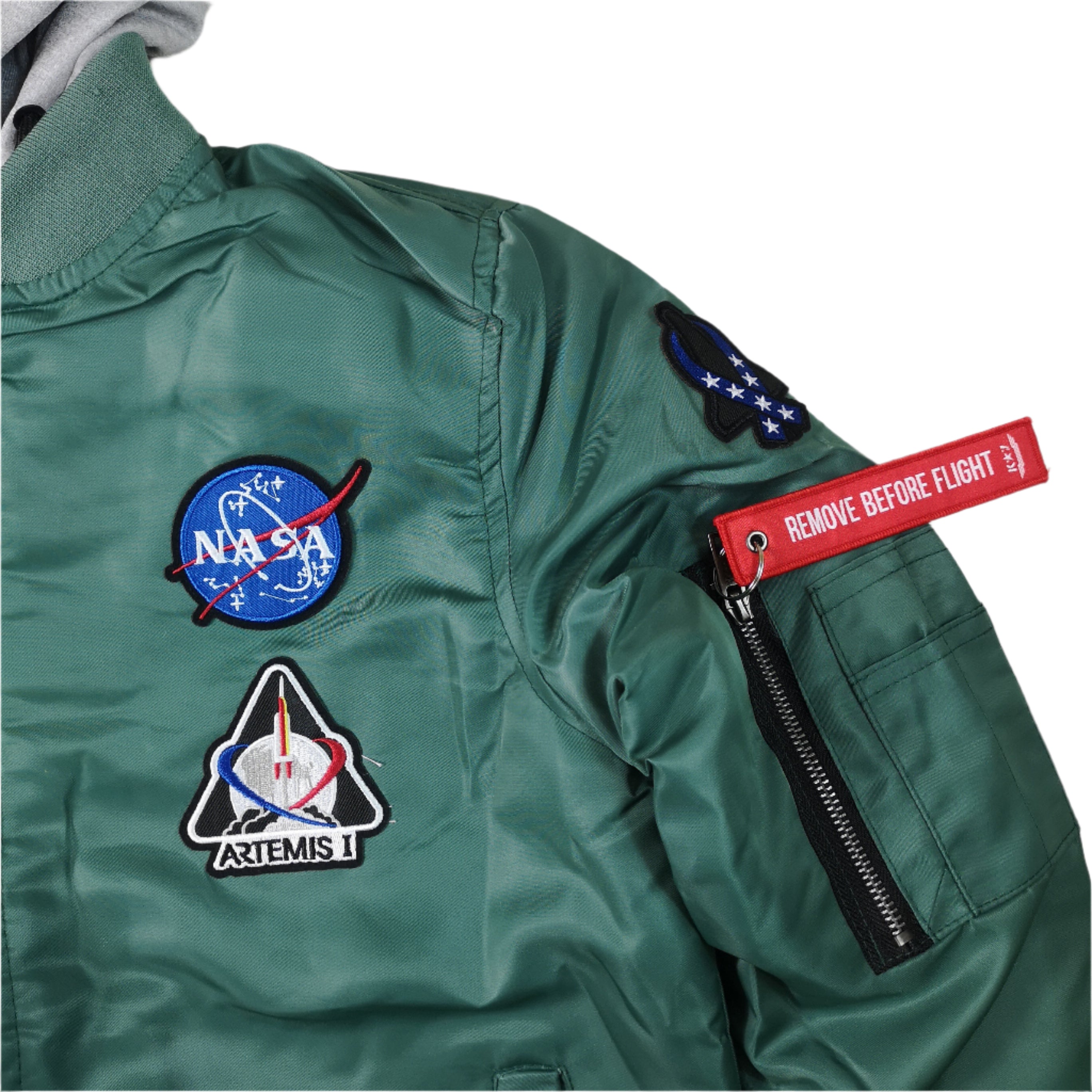 K Star 7 Dark Sage Alpha Nasa Jacket