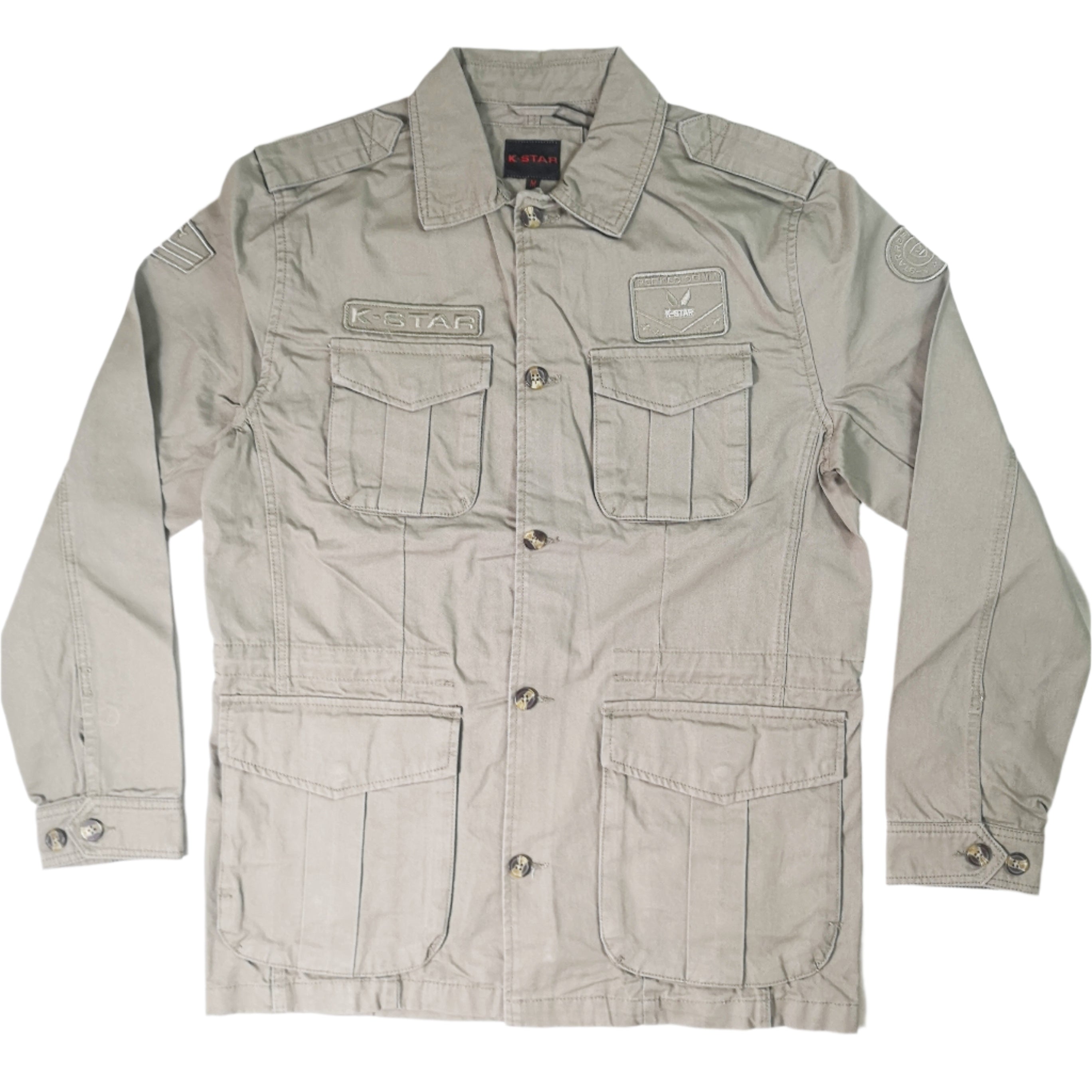 K Star 7 Refined Denim Craig Taupe Jacket